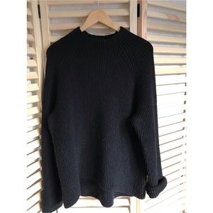 Super cozy black Madewell sweater